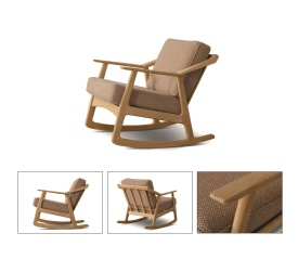SCAUN BALANSOAR CANTERBURY - 67(L) x 75(h) x79(l) cm - Img 1