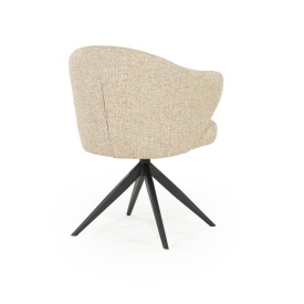 SCAUN CONNOR DONNA - TESATURA SI METAL - TAUPE - 61.5(L) x 60(l) x 81.5(h) cm - Img 7