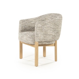 SCAUN CU COTIERA - MICHA - TAUPE NORI - 66(L) x 66(l) x 79(h) - Img 2