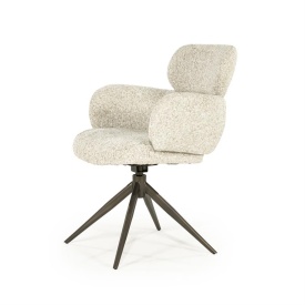 SCAUN DARCIO - BEJ GLEAM - 62(L) x 66.5(l) x 87(h) - Img 2