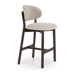 SCAUN DE BAR MIKKY MOON - TESATURA SI STEJAR - TAUPE - 53(L) x 57.5(l) x 97.5(h) cm - Img 10