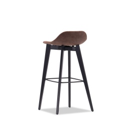 SCAUN DE BAR NOA - LEMN [FSC] / MATERIAL - CULOARE LA ALEGERE - 47(L) x 80/90(h) x 50(l) - Img 3