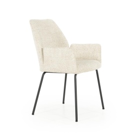 SCAUN INDY DONNA - TESATURA SI METAL - BEJ - 58(L) x 63(l) x 89(h) cm - Img 10
