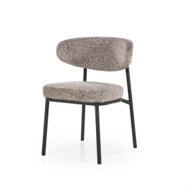 SCAUN JARI - METAL ȘI ȚESĂTURĂ - TAUPE - 57(L) x 55(l) x 78(h) - Img 1