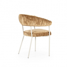 SCAUN LIZZY FEMME - TESATURA / METAL - GALBEN - 59(L) x 79(h) x 60.5(l) - Img 8