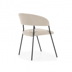 SCAUN LUKA - POLIESTER / METAL - BEJ - 57(L) x 79(h) x 61.5(l) - Img 8