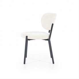 SCAUN OASIS - METAL / LEMN / TESATURA - ALB - 54.5(L) x 78.5(h) x 59.5(l) - Img 3