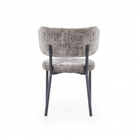 SCAUN OASIS - METAL / LEMN / TESATURA - GREJ - 54.5(L) x 78.5(h) x 59.5(l) - Img 5