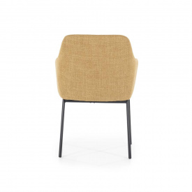 SCAUN PAUL - METAL / LEMN / TESATURA 100% POLIESTER - ANTRACIT - 58(L) x 82(h) x 60(l) - Img 6