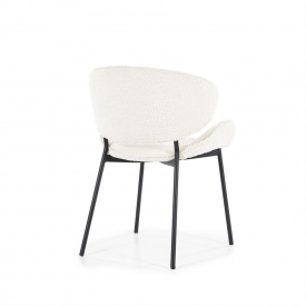SCAUN TESS SPARK - METAL / LEMN / TESATURA - ALB MURDAR - 53(L) x 79(h) x 59(l) - Img 7