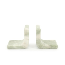 SUPORT DE CARTI -BOOKEND - MARMURA - VERDE - 27(L) x 10(l) x 14(h)