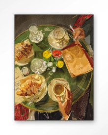 TABLOU - CROISSANTS AT CAFE DE FLORE - Img 4