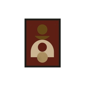 TABLOU - FORMA 4 RED - 40 X 50 (CM) - Img 1