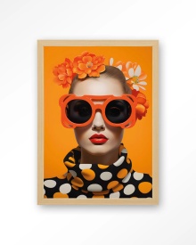 TABLOU - ORANGE FLOWER - Img 12