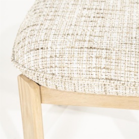 TABURET - LOTTIE - BEJ NORI - 48(L) x 48(l) x 45(h) - Img 3