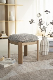 TABURET - LOTTIE - GRI TAUPE NORI - 48(L) x 48(l) x 45(h) - Img 6