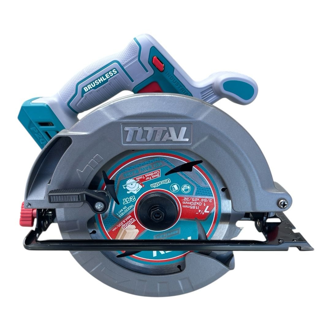 manaaw Fierăstrău circular de mână TOTAL 185 mm – 20V Li-Ion, fără acumulator
