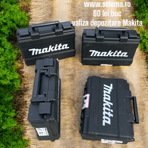 Cutie depozitare Makita pentru bormașină 18V, 2 baterii – organizator scule editie aniversara