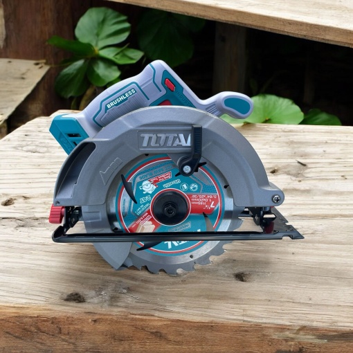 Fierăstrău Circular de Mână TOTAL 185mm – 20V Li-Ion, Fără Acumulator (Corp)