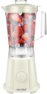 Blender de masă Comfee BL1197CR – 600 W, vas 1.5 L, 2 trepte de viteză, crem - Img 2