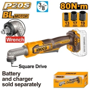 Clichet electric INGCO CAIWLI2081, 20V, 3/8 inch, 80 Nm