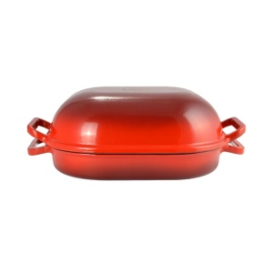 Cratită fontă emailată Perfect Home 7 L cu capac – 30 × 15 cm - Img 3
