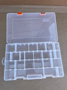 Cutie organizator Bahco – compartimentată pentru șuruburi, accesorii, echipament pescuit - Img 1