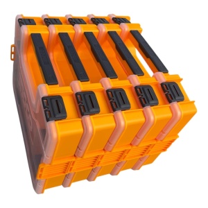 Cutie Organizator Stivuibil INGCO 37×29×6,5 cm suruburi sau accesorii pescuit - Img 5