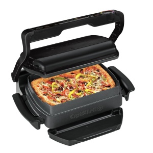 Grătar Electric Tefal OptiGrill+ Snacking & Baking GC714834 – 6 Programe Auto, Senzor Automat, Accesoriu Baking – Negru - Img 3