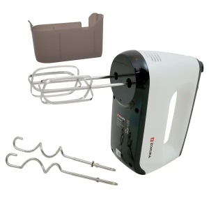 Mixer de mână Zokura Z1247 – 400 W, 6 viteze + Turbo, alb - Img 1