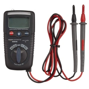 Multimetru digital compact AmazonCommercial CAT IV 600V – măsurători precise pentru electricieni și tehnicieni