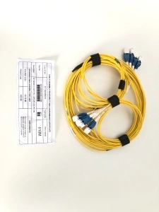 Patch cord fibră optică AFL Hyperscale LC‑LC – 8 fibre, Single Mode, 10 m