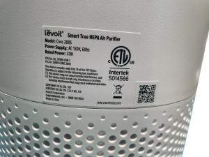 Purificator aer inteligent Levoit Core 200S – True HEPA H13, Wi‑Fi, Alexa/Google, pentru încăperi până la 35 m² - Img 4