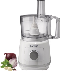 Robot de bucatarie GORENJE SB801W, vas 2.4l, blender 1.5l, 800W, 2 trepte viteza, Alb-Gri - Img 1
