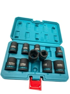 Set 10 Tubulare CR-MO Negre Impact Total Industrial – Calitate Superioară pentru Uz Profesional