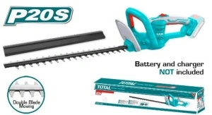 TOTAL - FOARFECA ELECTRICA PENTRU TUNS GARD VIU - LI-ION - 20V (NU INCLUDE ACUMULATOR SI INC