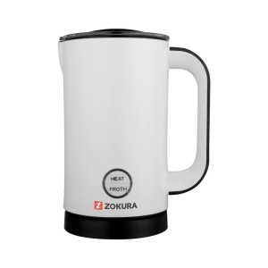 Aparat electric pentru spumare lapte Zokura Z1248 – 450 W, 0.5 L, alb - Img 3