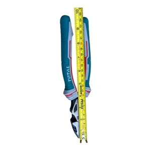 Clește Combinat Profesional TOTAL 240 mm cu Pârghie Mare – Putere Ridicată pentru Electricieni și Mecanici