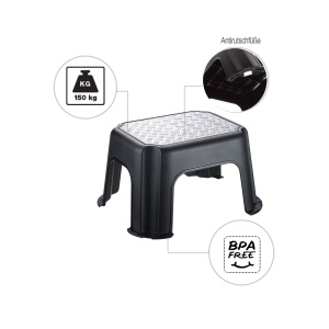 Rotho Paso – Scaun/Treaptă fiabil 23,8 cm, max 150 kg anti‑alunecare - Img 4