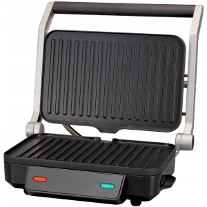 Sandwich maker Electric Akai 1200W, Argintiu/Negru – Gătire Rapidă și Delicioasă la Tine Acasă - Img 3