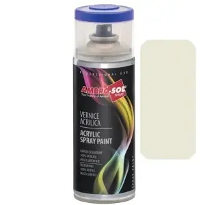 Spray Vopsea Acrilică Universală AMBRO-SOL V400, Alb Gri / Gri Gheață (RAL 9002), 400ml