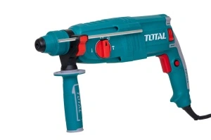 Ciocan Rotopercutor 2.5J 800W SDS+ TOTAL (TH308268) - 3 Funcții, Burghie și Dălți Incluse, Valiză Plastic