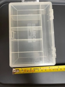 Cutie Organizator Bahco 16x11x3 cm – Ideală pentru Șuruburi, Accesorii Pescuit | Fabricată în Suedia