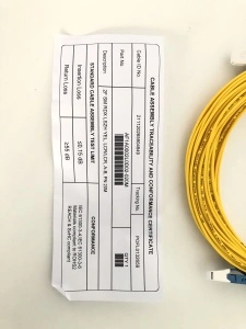 Patch cord fibră optică AFL Hyperscale / Fujikura Grup – LC-LC 20 m, Single Mode
