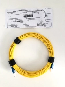 Patch cord fibră optică AFL Hyperscale LC‑LC – Single Mode, 18 m