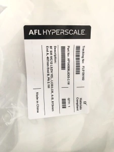 Patch cord-ul AFL Hyperscale cu 8 fibre optice, conectori LC-LC, tehnologie Single Mode și lungime de 2.1 metri