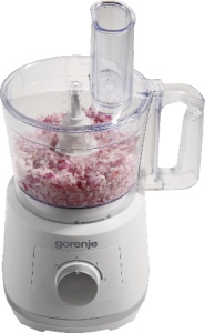 Robot de bucatarie GORENJE SB801W, vas 2.4l, blender 1.5l, 800W, 2 trepte viteza, Alb-Gri - Img 3