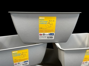 Set 5 cutii depozitare Rotho Lounge Premium – 11 L, plastic reciclat, design elegant - Img 4