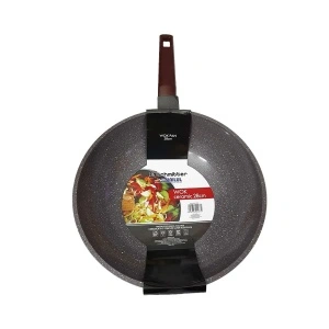 Tigaie wok Schmitter cu interior ceramic 28 cm – Ideală pentru gătit sănătos și rapid
