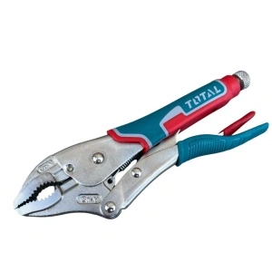 TOTAL Clește cu Blocare 250 mm, Mâner Ergonomic, Oțel Călit